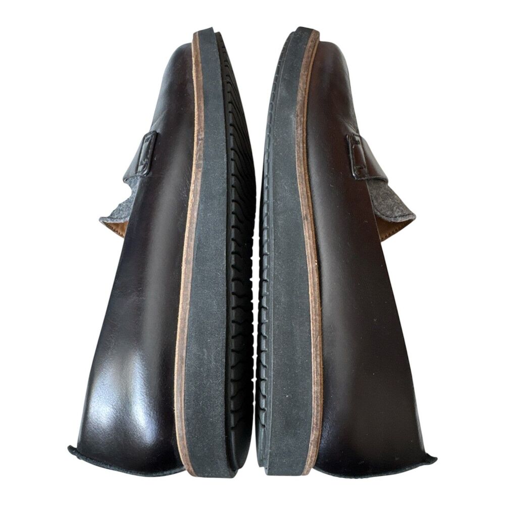 Clarks Artisan Glick Avalee Slip On Loafers Flats Size 8M Gray Black Business - Picture 4 of 7